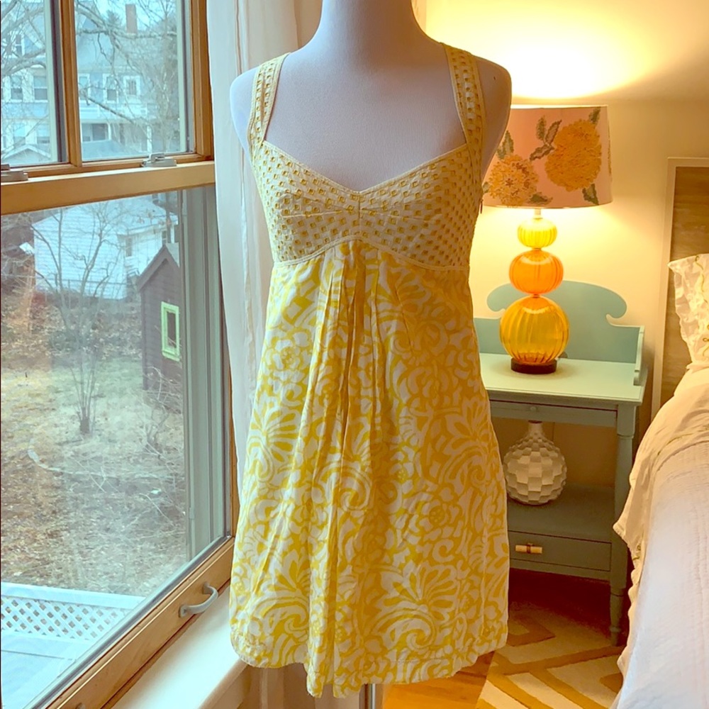 Sunny Yellow Mini Dress